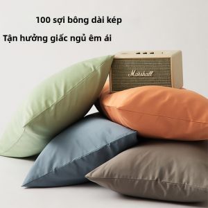 NONGNONGAI | Cặp Vỏ Gối Bông Dài Màu Sắc Tinh Khôi