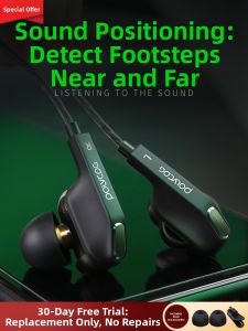 Polvcdg | In-ear Gaming Headset with Mic Type-C Connection
