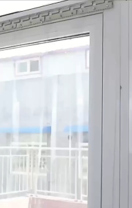 Mocha PVC Plastic Curtain 1.4mm x 180mm x 60m with Ribbed Storage/Chiller/Freezer Room Air - conditioned room.