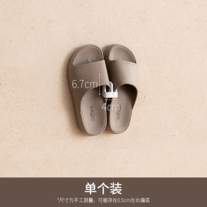 Bathroom Slipper Rack Wall Mounted No Drilling Shower Room Hanging Shelf Toilet Slipper Drainage Rack Bathroom Storage Shelf