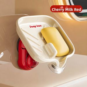 SHUANGNIU | Drainable Suction Mount Soap Holder Large