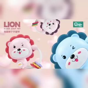 [BIG SALE] Rattle Teether LION RABBIT Mainan gigitan bayi mainan anak bayi singa mainan musik lampu