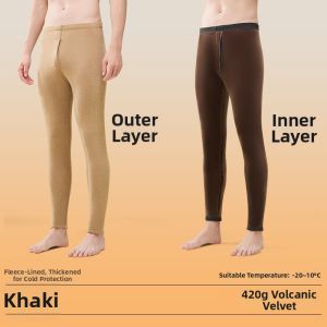 TUCANO | Thickened Kneepad Mens Thermal Pants