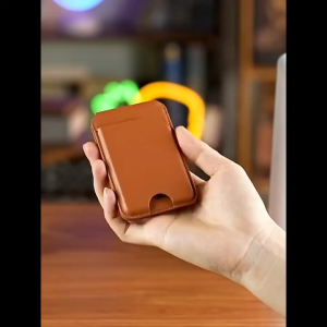 Magnetic Card Holder PU Wallet Compatible with Magnetic Card Holders And for iphones