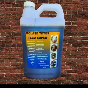 molase tetes tebu murni dan kental asli pengolahan pabrik gula Cirebon ukuran 5 kg