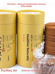 Handmade Incense Sticks 120 Sticks Black Scented Incense Sticks for Indoor Purification Mosquito Repellent Relaxing Aromatherapy