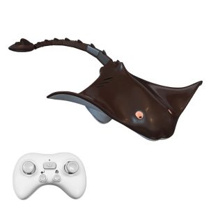CONUSEA | 2.4G RC Dolphin Remote Control Manta Ray Remote Control Animal Boat Electric Simulation Fish Outdoor Water Toy Kid Birthday Gift