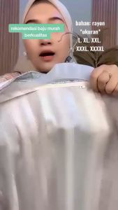 Desain Atasan Casual Wanita: Daily Top Salur Rayon Oversize