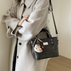 Urban Minimalist Womens Crossbody Bucket Bag Fashionable Versatile High-End Texture Small Batch Design Fall Winter Handbag