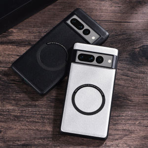 Full Cover Magnetic Attraction Leather Style Google Pixel Phone Case for 7A/8A Business Protection Cover with Modern Luxury Trend