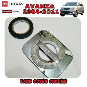 Tank Cover Tutup Tangki Mobil Toyota Avanza 2004 2011 Chrome
