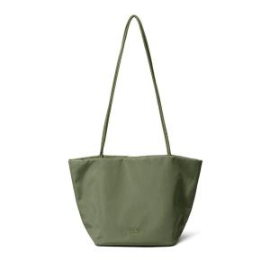 Casual Nylon Tote Bag Puffy Slouchy Shoulder Bag Fashion Soft Bucket Handbag Lightweight Female Commuter Shopper Purse