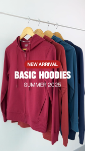 BODY GLOVE Basic Hoodie เสื้อฮู้ดแขนยาว รวมสี 2025
