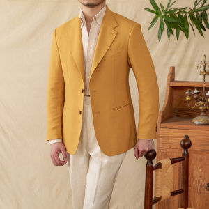 Mr. Lu San | Vintage Stylish Fit Multi-occasion Wear Suit Linen-blend
