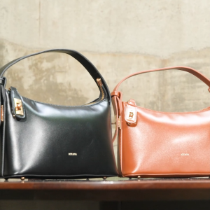 Mikana Modern Maven Hinano Leather Shoulder Bag for Women office casual bags with adjustable strap