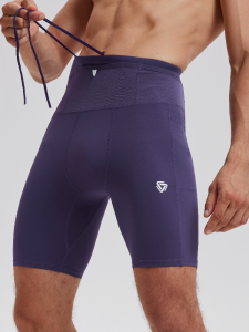 Cosleaf Mens Compression Shorts กางเกงรัดกล้ามเนื้อผู้ชายวิ่งออกกำลังกายนิ่มใส่สบายมีช่องใส่ของหลายช่องบางเบาแห้งไวเหมาะกับทุกกิจกรรม