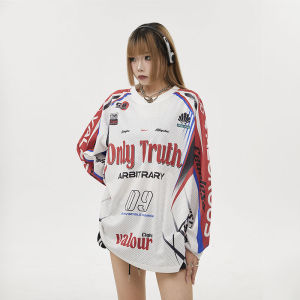 Áo Thun Tay Dài Hip Hop Remedy2025 Mùa Xuân Hợp Tác Thời Trang Đường Phố Thoải Mái Thường Ngày Polyester Nhanh Khô