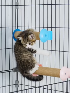 Cat Sisal Pillar Cat Scratcher Pad Climbing Frame Pet Toys Wear-resistant Cat Cage Scratching Post