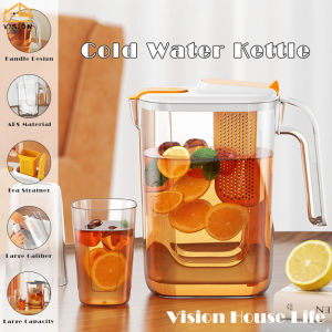 Vision 2600ML Cold Kettle Refrigerator Drinking Serving Jug Plastic Juice Pot Large Capacity Water Jar Heat-Resistant Drinking Pitcher Cold Water Pot