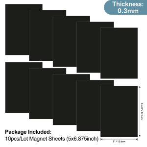 Large Clear Stamp & Cutting Dies Storage Book Organizer Folder 8.1x11inch Sticker Storage Album Magnetic Sheets for DIY Crafts