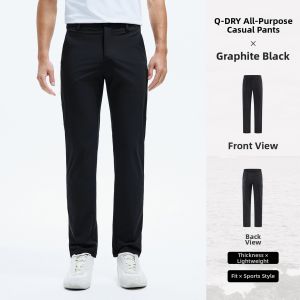 Navigare | Quick-Drying Black Slim Pants