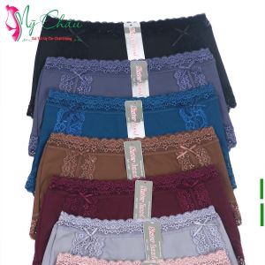 Quần Lót Nữ Bigsize Thun Lạnh Phối Ren SISTER HOOD 1406 Chíp Nữ Thái Lan Cao Cấp Siêu Bền Cạp Quần Cao - Hàng Nhập Khẩu - Mỹ Châu Shop
