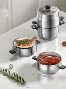 Supor | Nồi Hấp Đa Năng Inox cho Bếp Từ và Bếp Gas