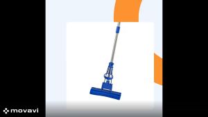 Kudzun ไม้ถูพื้นฟองน้ำ ไม้ถูพื้นหัวฟองน้ำ ม๊อบฟองน้ำ (ไม่ใช่ของจีน) NiceClean