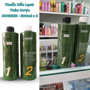 Thuốc Uốn Lạnh Thảo Dược MUGENS - 500ml x 2 Chính Hãng.