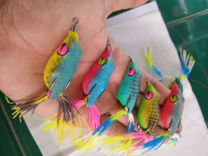 Umpan mancing Casting soft frog skrit lure