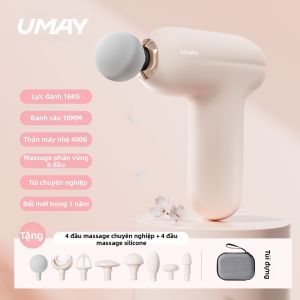 Umay(佑美) | Bộ máy massage cơ Umay Mini Professional Grade massage cơ toàn thân yên tĩnh 8 chế độ 8 đầu massage