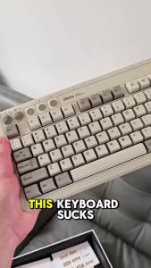8BitDo | 8BitDo Retro Mechanical Keyboard Bluetooth Gaming Keyboard with 87 Keys Dual Super Programmable Buttons for Windows and Android