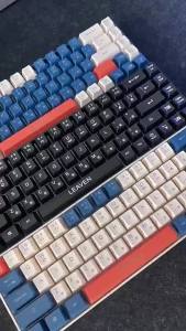 NexusClick 68-Key 68% layout Silent Mechanical Feel KeyboardMini Wired RGB Backlit Portable Type-C Gaming Hot-Swappable keycaps