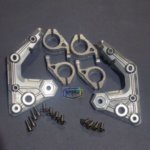 breket set kupingan lampu tutto racing cnc set baud 4pcs as 30mm pnp rxking rxk rxs