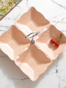 Bát Đựng Trái Cây Bằng Gốm Sứ Kiểu Châu Âu Bát Đựng Hạt Bí Ngô Bát Đựng Đồ Ăn Nhẹ Bát Đựng Kẹo Bát Đựng Trái Cây Hình Vuông