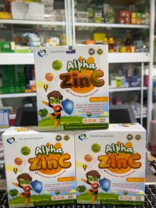 Kẽm Alpha ZinC xua tan nỗi lo biếng ăn giúp trẻ ăn ngon tăng sức đề kháng- Hộp 20 ống