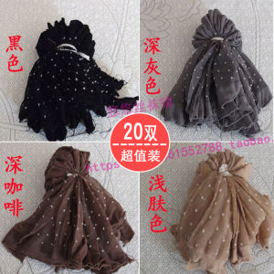 Ultra-Thin Crystal Dot Skin-Colored Short Tights Womens Full Sky Star Transparent Short Socks Sweet Style Four Seasons Wear