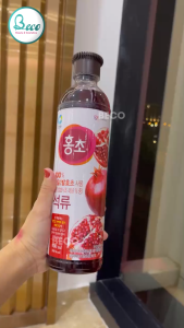 Nước Uống  Giấm Lựu Daesang Hàn Quốc- Giúp Giảm Cân Đẹp Da 900ml