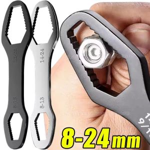 Double-Headed Self-Tightening Plum Blossom Wrench Metal Muti-Sizes Auto Repair Machinery Handheld Disassembly Installation Tools