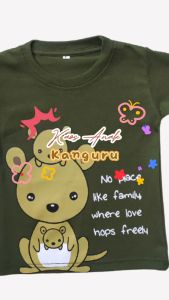 Kaos Anak Laki-laki & Perempuan Seri Hewan Binatang