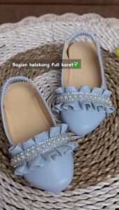 SEPATU SENDAL MUTIARA FLATSHOES COUPLE IBU DAN ANAK PEREMPUAN 1-3 TAHUN