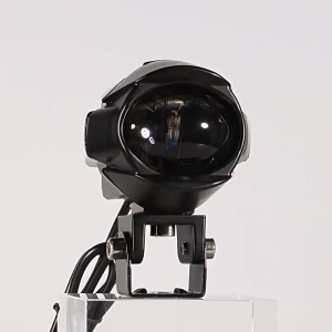 MOFOX W1 Laser Gun Motorcycle Mini Driving Light White Yellow Motorcycle Spotlight Hi/Lo 40W Waterproof Auxiliary Light
