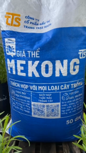 ĐẤT TRỒNG RAU MEKONG Loại 50dm3 Giá Thể Trồng Cây