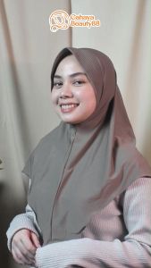 Jilbab Instan Kerudung Hijab Bergo Sport Size L - Warna Lengkap