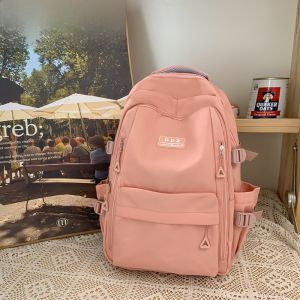 OUDENGPAI | Large Capacity Backpack For Female College Students New 2024 Stylish School Bag Double Shoulder Sweet Academy Style Nylon Material