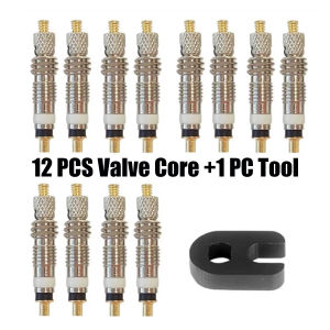 PINMOAP 6/12PCS Bicycle Valve Core Presta Schrader Tire Valve Stem Replacement Core For Road Bike Tube Repair Cycling Accessorie