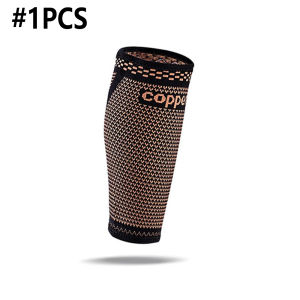 1/2PCS Copper Calf Compression Sleeves for Men & Women Footless Compression Socks Support for Varicose VeinsSportsFitness