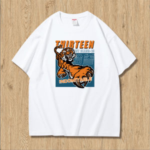 เสื้อยืดแขนสั้นผ้าฝ้ายแท้สำหรับผู้ชายในช่วงฤดูร้อน สไตล์ชาติพันธุ์ กางเกงขาสั้น สีดำ คอกลม ลายดอกไม้ชาติพันธุ์