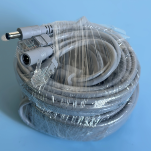 2 IN 1 RJ45+DC Network Cable 5M/10M/15M/20M/30M IP Camera Extension Cable Power Supply RJ45 Connectors For IP Security Camera