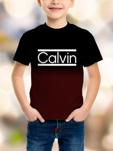 Áo Thun Mùa Hè Cho Bé Trai Thời Trang Giản Dị Tay Ngắn Chất Liệu Polyester Thoải Mái Cổ Tròn Chất Liệu Dệt Kim Dành Cho Độ Tuổi Từ 7-13